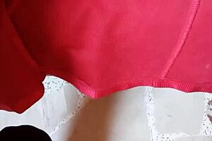 Gretala Pisses On Feet In Fetish Balloon Play!