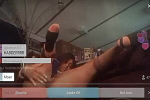 Beautiful Teen with Big Ass in Black Scene