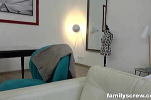 Slutty Maid Hired To Fuck Family, Wank Grandpa, And Receive Facial Cumshot