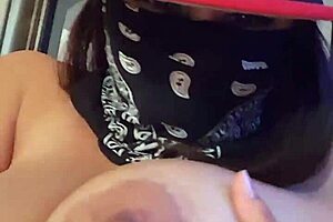 I Love Watching This Latina Milf Masturbate With Dildo On Her Big Tits.