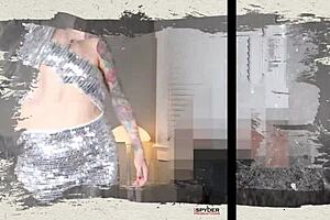 jazmin models bikini, shaking that curvy ass