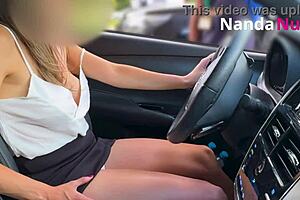 i was so naughty flashing my tits and paying with my panties to that gas station guy, it felt so wild and public