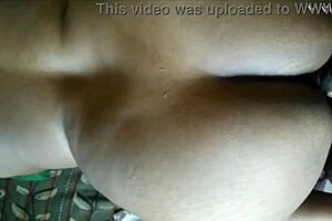 While Husband Is In The Army, Wife Enjoys Bent Over Creampie With Another Man