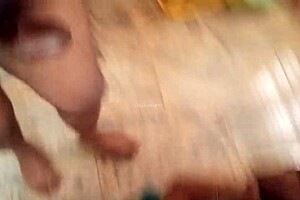 Maid Suhasini sucks cock in indian scene.