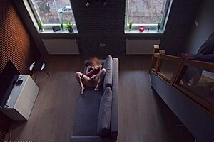 Caught Masturbating in Dorm, Continue Watching!