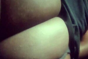 Real African Shemale Performing Masturbation Leading To Big Cumshot