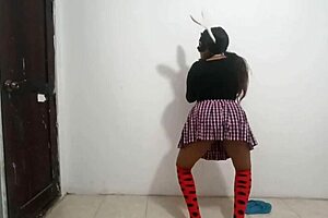 Friend's Wife Dances Sexy in Thong!