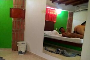 Feeling Intense Arousal as My Horny Hotwife Gets Stand and Carry Fucked Roughly in the Motel with Creampie