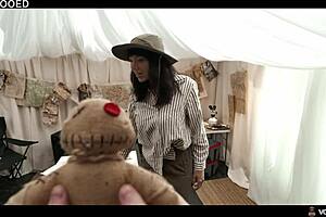 Little Puck Gives Control Of Her Voodoo Doll And Squirts