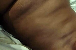 Caught her lying down and had a pleasurable encounter in the bedroom