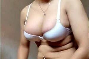 hey, this sexy shemale is masturbating solo with a big cock 😏