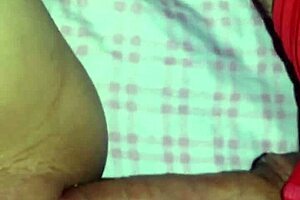 She RUBS Cock on ASS Until Cumming