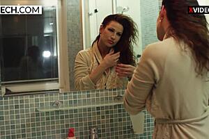 Sexy Milf Mom Teasing In The Shower - Xczech Com