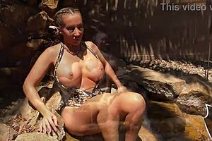 Pig-Tails Richelle Ryan Rides Rome Majors Monster Cock