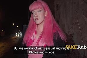 Pink-Haired Euro Slut Unlocked And Pounded In Prague