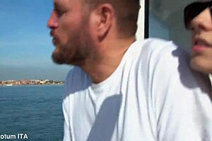 double penetration on the boat with rebecca volpetti ms004