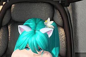 Hatsune Miku Nude Mod Reveals Full Body In Cat Costume