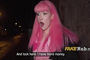 Pink-Haired Euro Slut Unlocked And Pounded In Prague