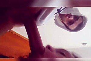 Submissive Latina Milf Sucks Big Colombian Cock with Handjob