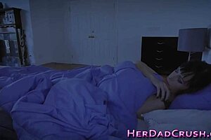 Young stepdaughter with small tits gets railed