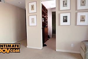 Karlee's Heart Pounds Secretly Arranging Intense MFF Threesome with Hot Bestie