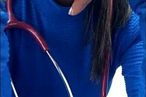 latina nurse in HOSPITAL fucks boss in office