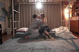 Kanna misaki teaches kissing in intriguing japanese video