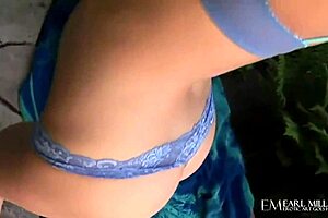 Hot tall beauty christine alexis fucks tight pussy with toy outdoors 😍