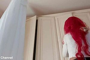 Ops Ops Upskirt I Pull Up My Mini Skirt and Show Asshole Wet Pussy Thong Cameltoe in Bedroom Roleplay