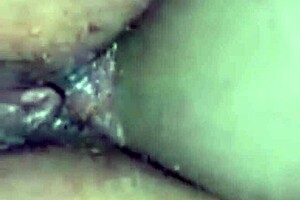 ebony babe play with pussy with big dildo, so wet