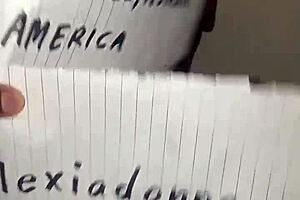 American 33 year old llamasr 30 year old alexiadonna and french 20 year old mhpmlbziwulx restricted threesome roleplayed with paper aesthetic collage and cum on top 3