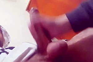 Submissive Latina Milf Sucks Big Colombian Cock with Handjob