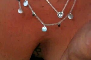 Blowjob in tent with hot cum everywhere!