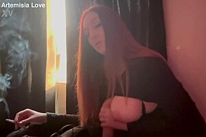 Hot Horny Milf Artemisia Love Showing Her Big Boobs Smoking Cigarettes Fetish Sesh
