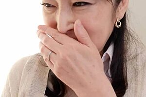 Mature Wife Kyoko Harada Returns for Threesome Sucking and Creampie Fucking