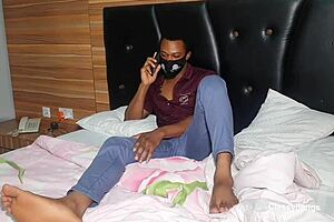 i hooked up with this ebony girl during lockdown, fucking her big tits and ass.