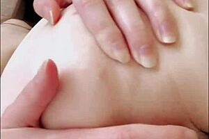 hey, watch this russian student finger her pussy and anus in black stockings?