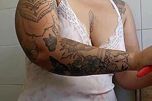 Pregnant Woman Shows Off