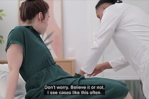 my first vaginal pain treatment session with doctor