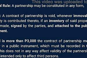 I explore the law on partnership with amateurs