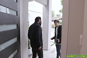 sexy chic lily glee gets punished by horny man slamming her tight teen pussy 😈