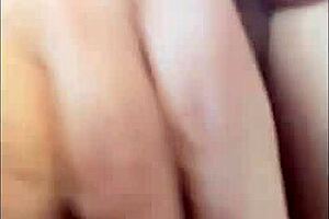 Flashing big tits and masturbating, cum with me at work!