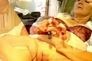 Hot mature bbw fucks her dildo passionately with toys