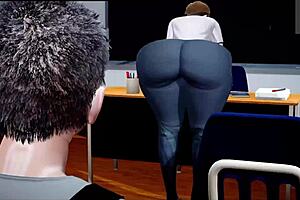 That pawg teacher with the big ass is teaching me a lesson I won't forget