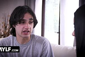 Cougar Goddess Payton Preslee Convinces Young Stud To Fuck Her Hard