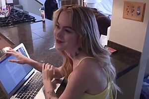 nasty blonde sage fox gets dicked hard by older man