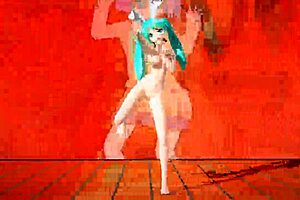 Hatsune Miku's Alien Nude Mod Reveals Massive Tits and Ass in Bunny Costume!