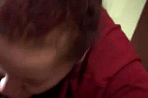 Mr. Fly Guy bangs her mouth out in this intense group sucking scene with a slut