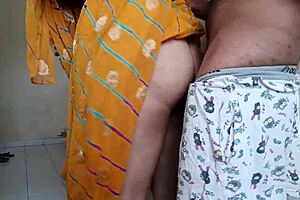 horny married woman gets anal in kitchen while washing dishes moaning loudly