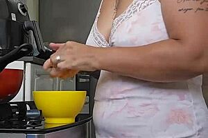 Pregnant Woman Shows Off